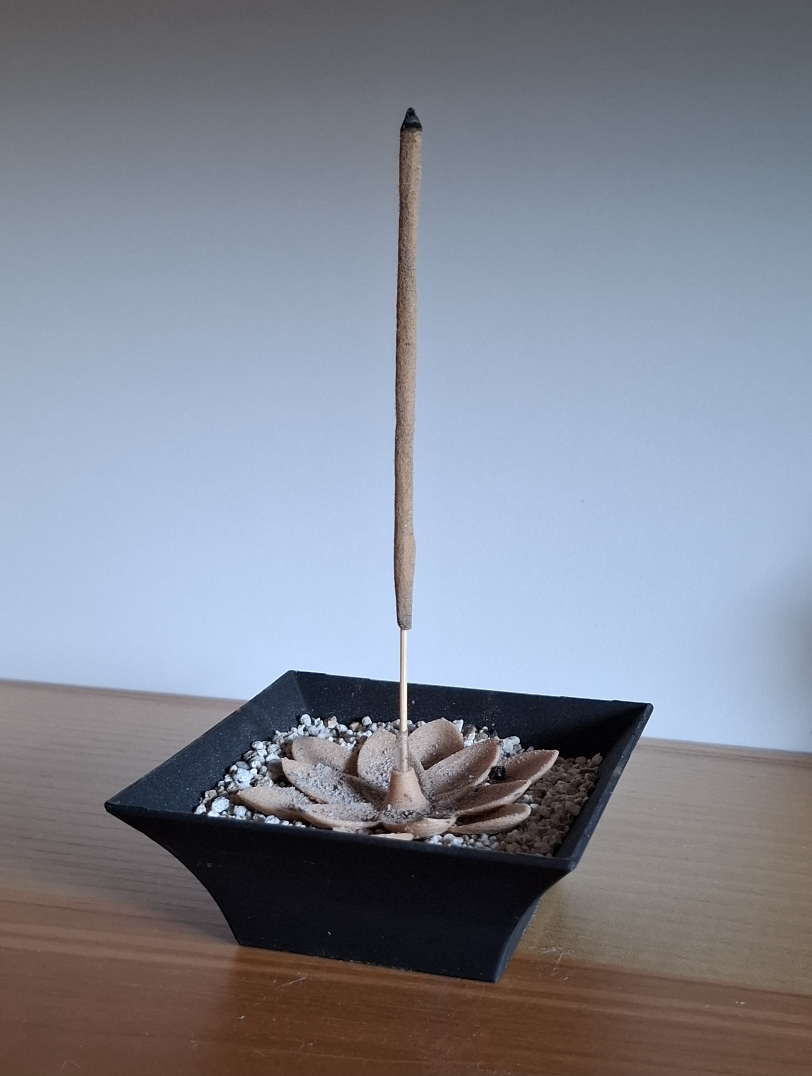 Incense stick lotus holder + bowl