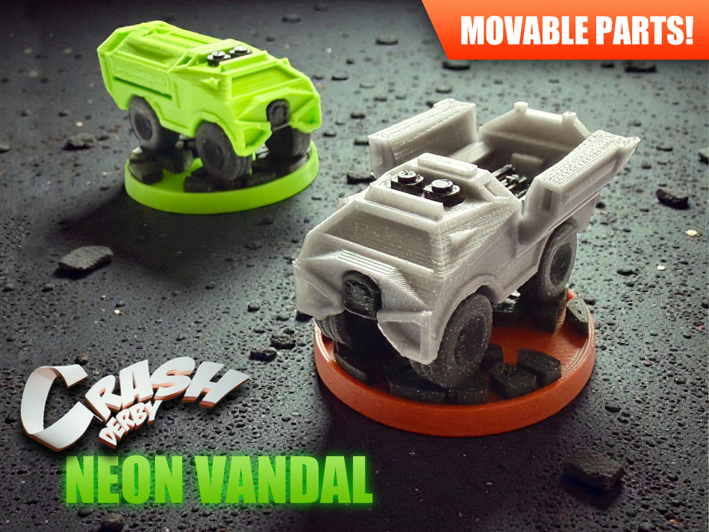 CRASH DERBY FUTURE WARS - NEON VANDAL