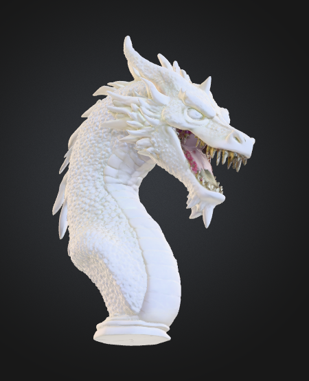Dragon head bust