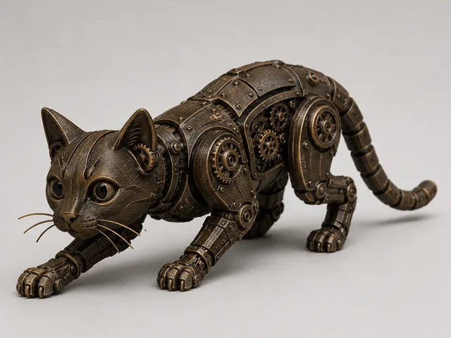 Steampunk Cat/Katze