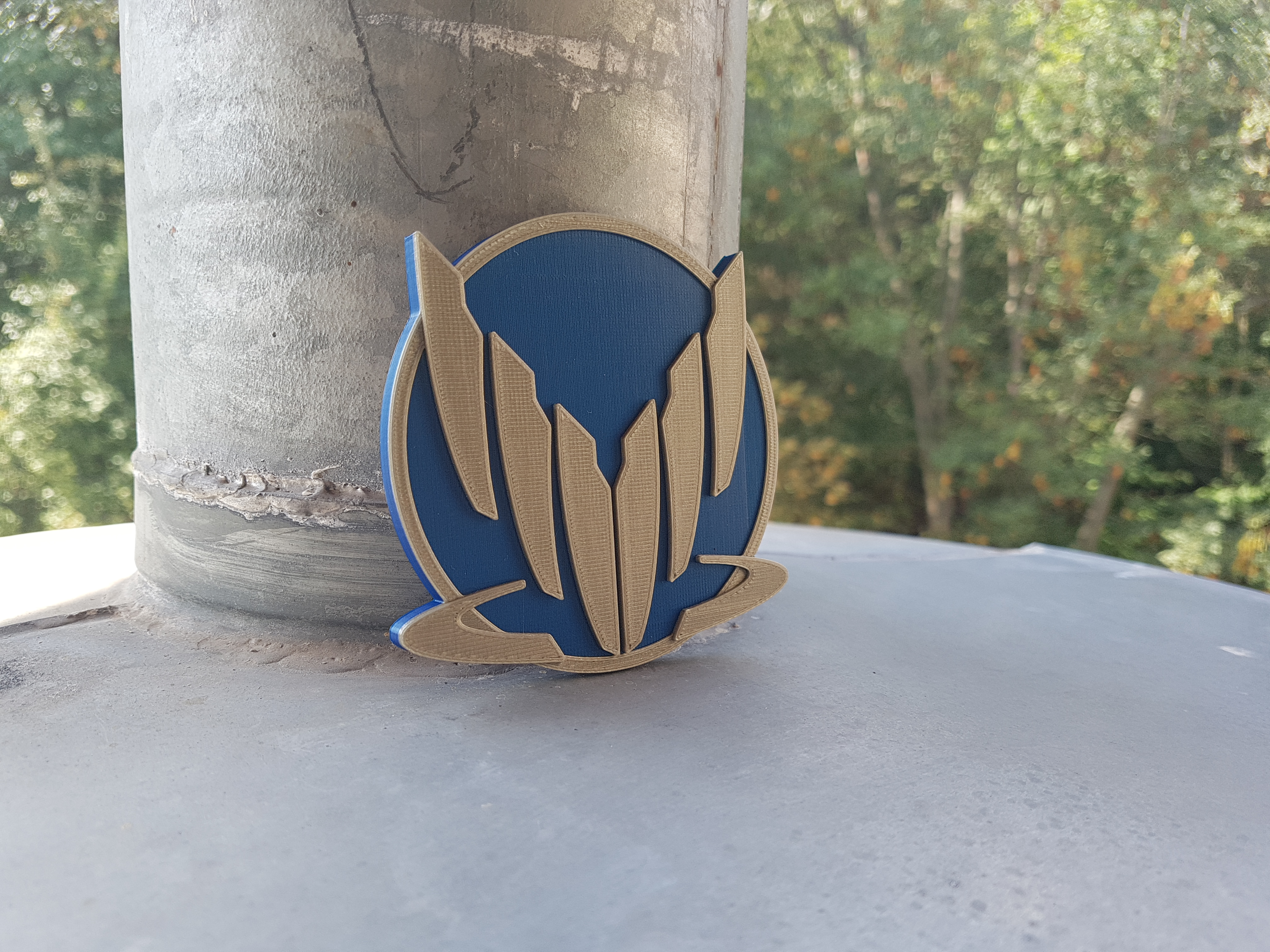 Mass Effect Spectre Logo Plaque Magnet — miniatura 4