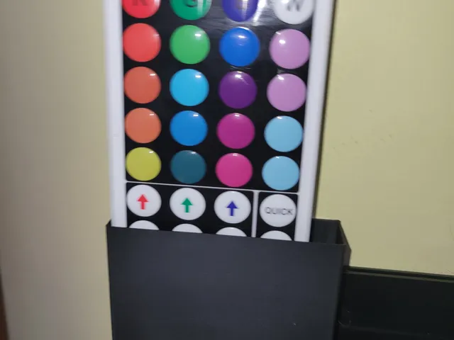 wall mounted led remote holder