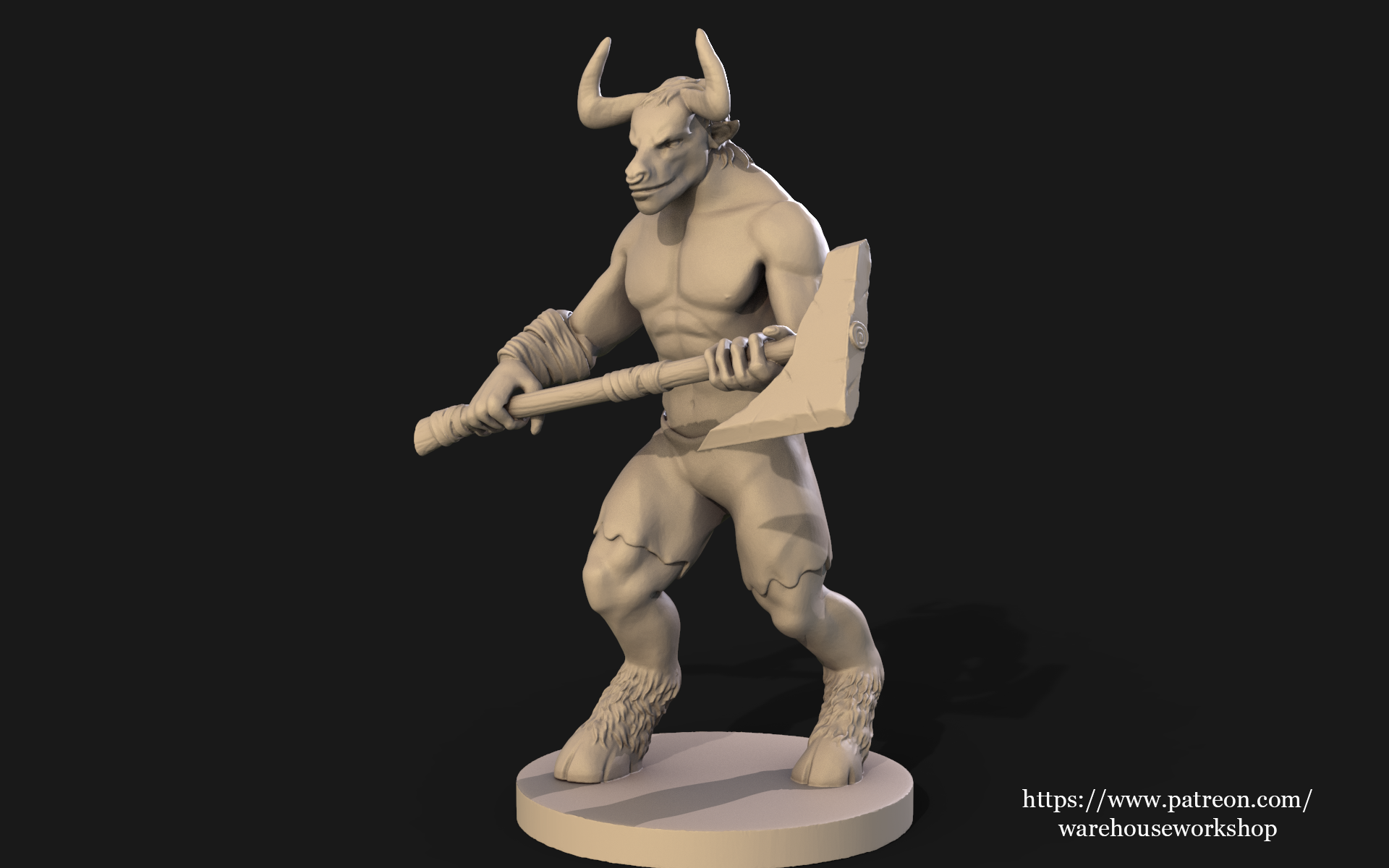 Miniatura 2 do modelo 3D Minotaur