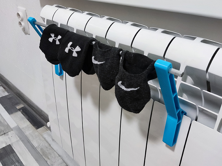 Hooks for drying on radiators by mishkin2 Download free STL model