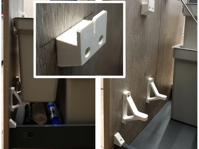 Ikea Hallbar door / wall mount (vertical remix)