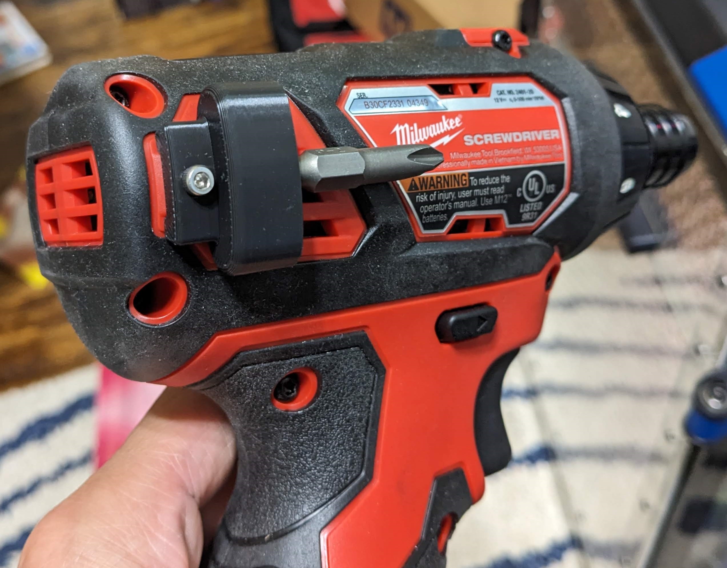 Milwaukee M12 Screwdriver (non-fuel) Magnetic 3 and 5 Bit Holders by ...