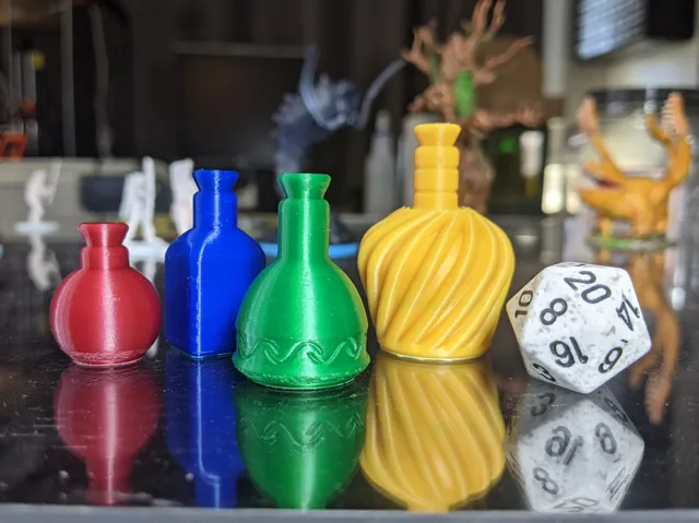 Potion Tokens for Dungeons and Dragons