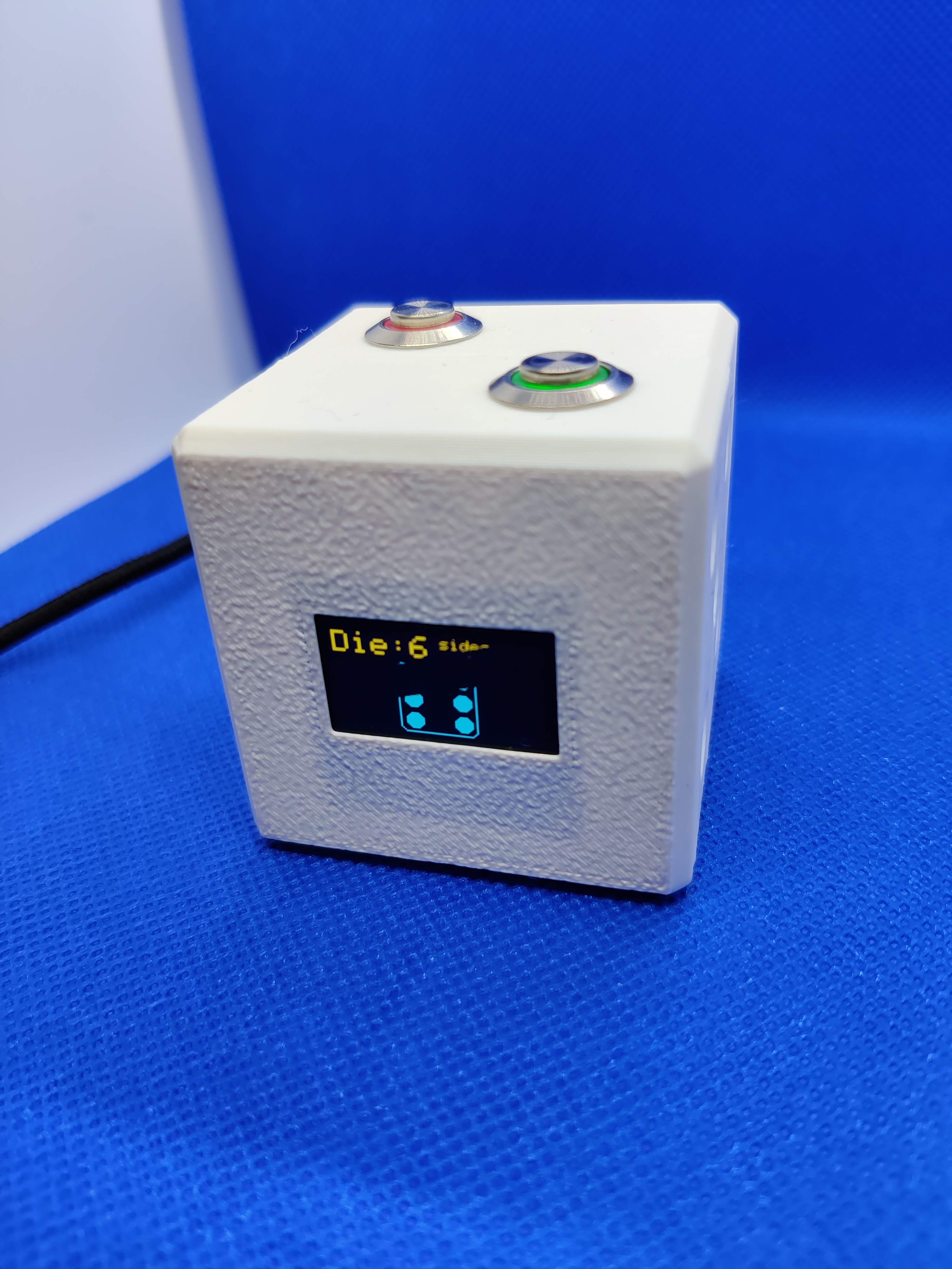 Miniatura 2 do modelo 3D Electronic Dice