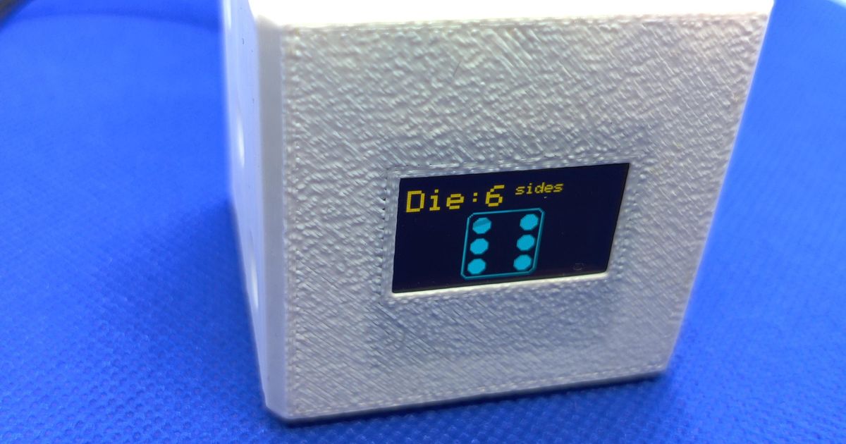 Electronic Dice by Dsk001 Download free STL model
