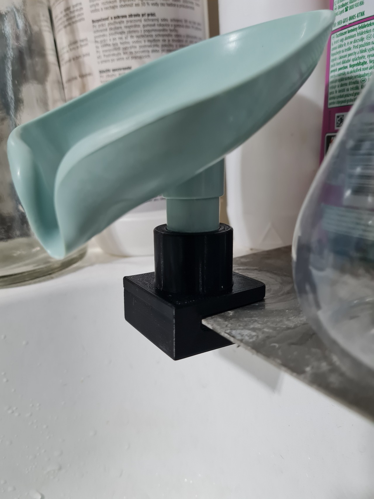 Soap bowl stand holder suction cup replacement by robertuhrik