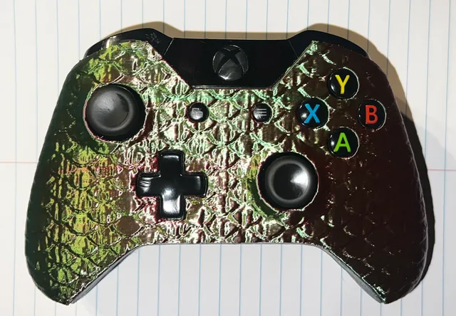 Custom Scale Xbox One Controller Face Plate