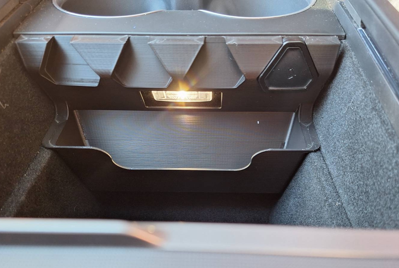 S3XY Buttons and sunlgasses holder tray for Tesla Y Juniper