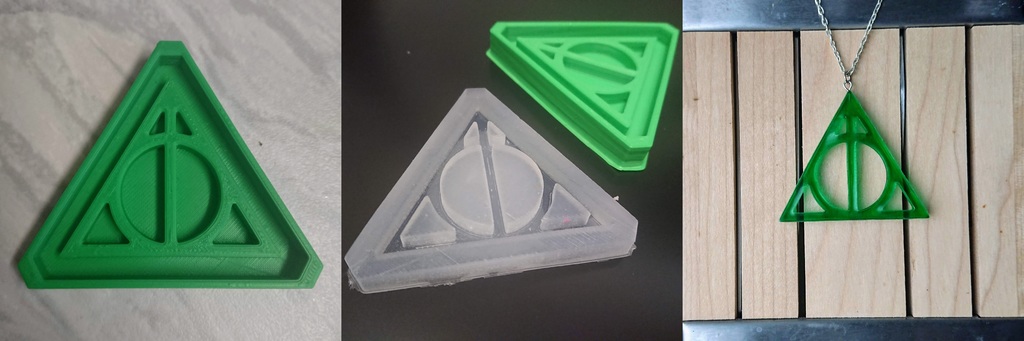 Harry Potter Deathly Hallows Mould by Isioviel | Download free STL ...