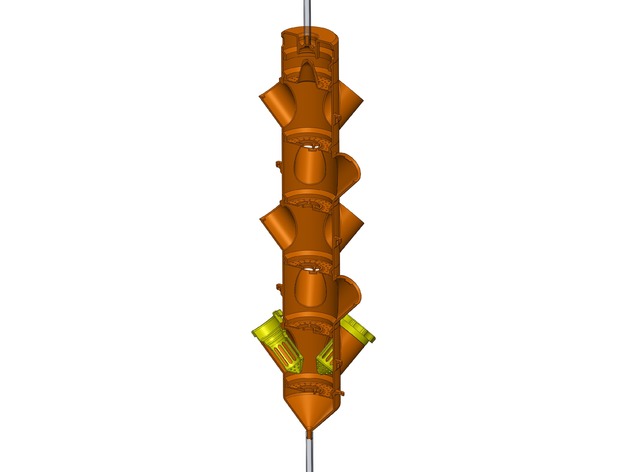 Miniatura 9 do modelo 3D Modular Hydroponic Tower Garden