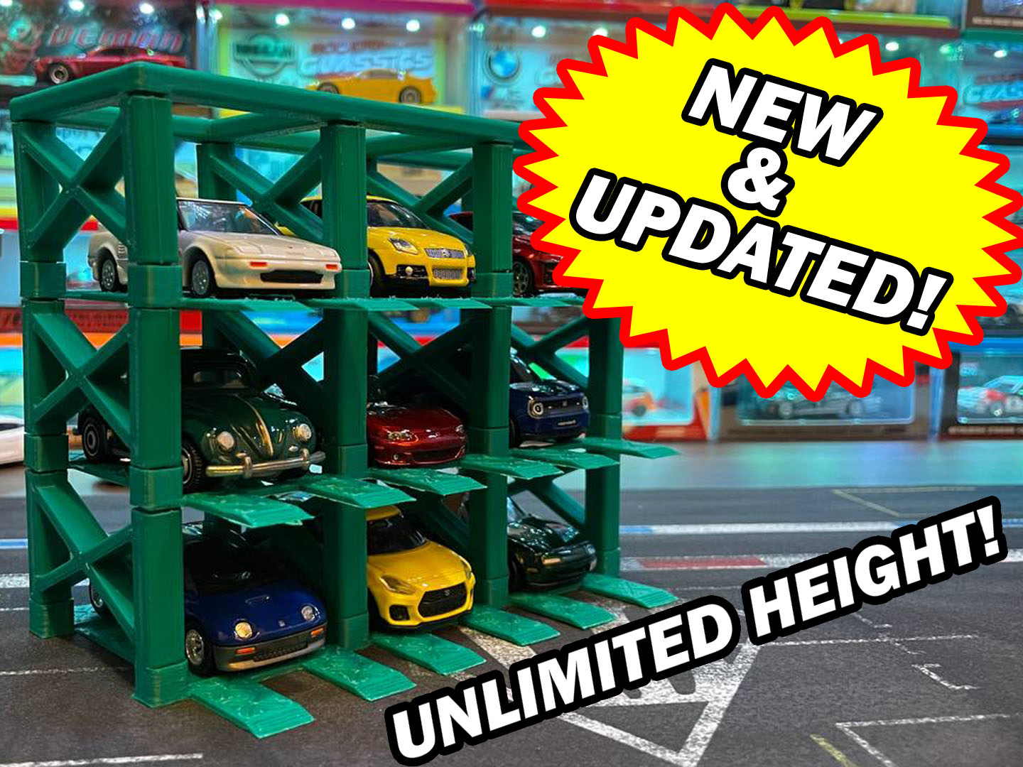 Car Lifts for Hot Wheels and 1/64 Scale Cars (New & Updated)