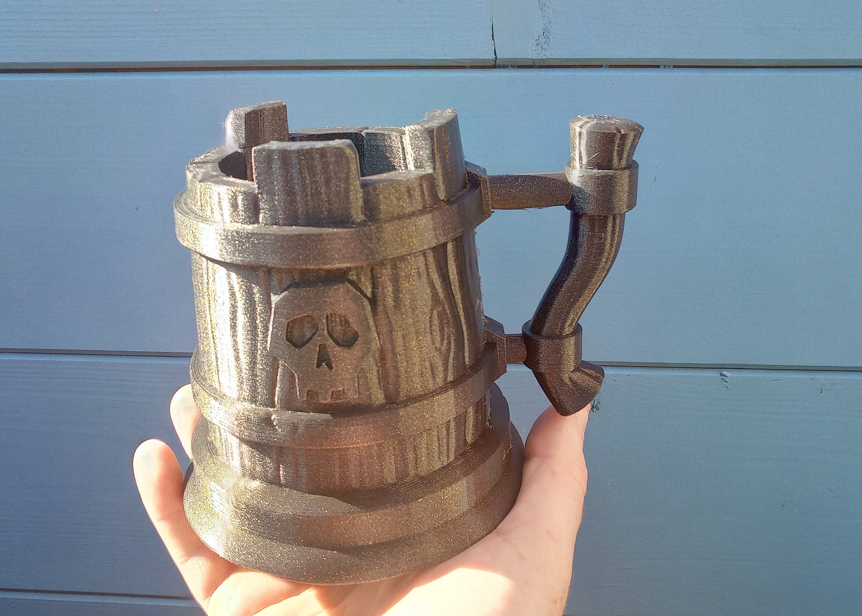 Skull Mug 3D model thumbnail