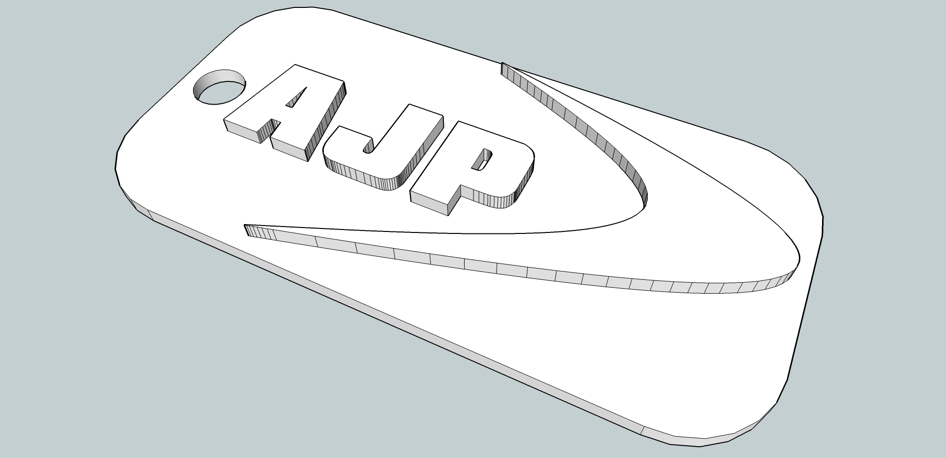 AJP MOTOS keychain
