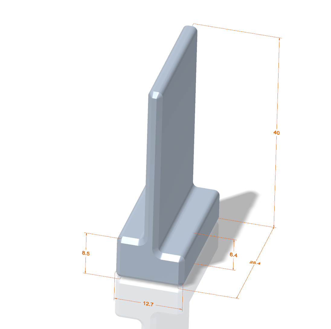 4-in-1 Flooring assembly spacer (1/4'', 1/3'', 1/2'', 1'') — miniatura 2