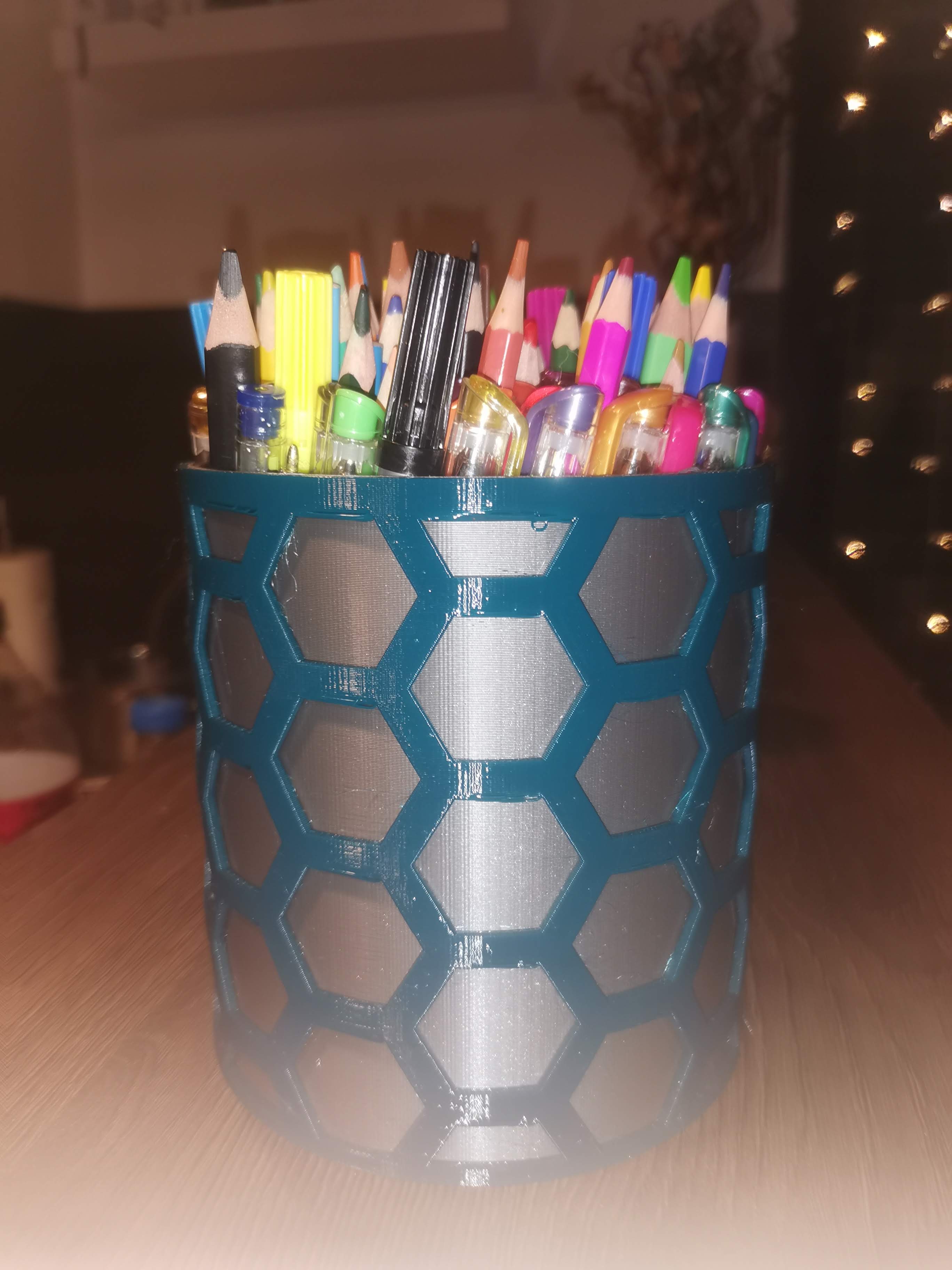 Pencil cup by octopuss Download free STL model