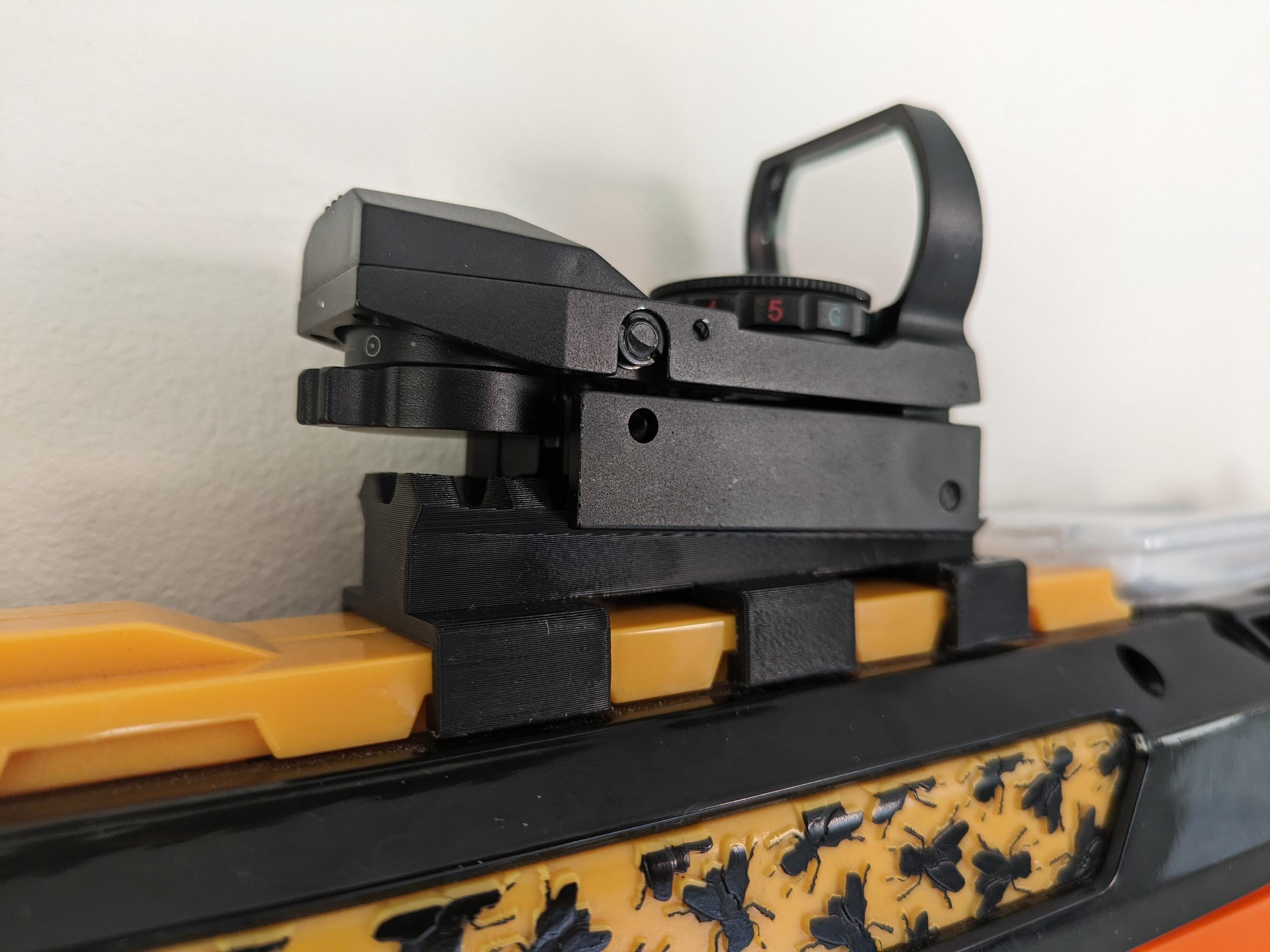 Free STL file Picatinny rail for Bug-a-salt 🐛・3D printable design to  download・Cults