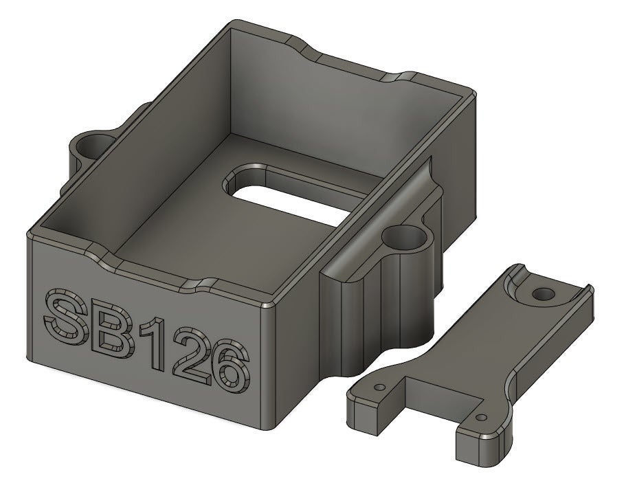 Axial Ryft RBX10 - Castle Mamba X ESC Mount