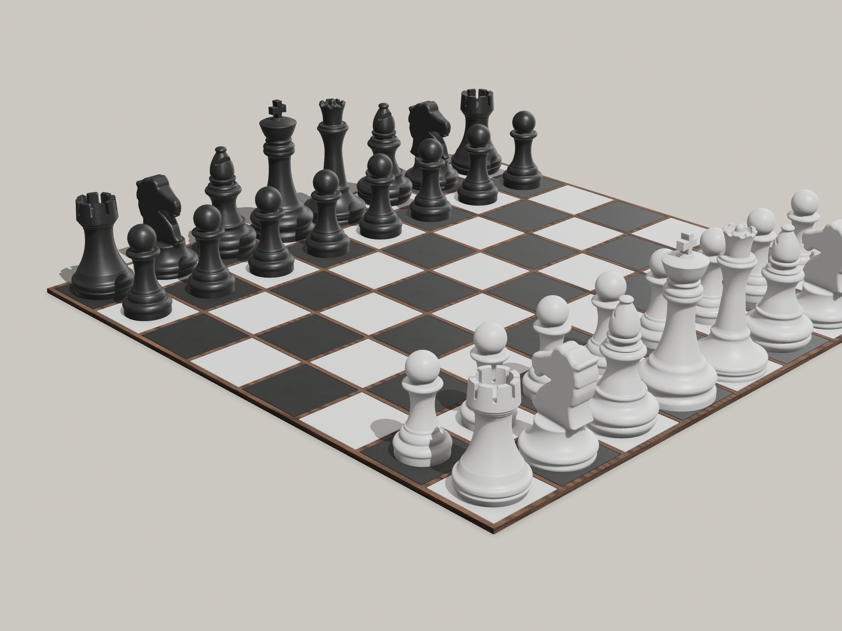 Chess Set (King is a bottle)
