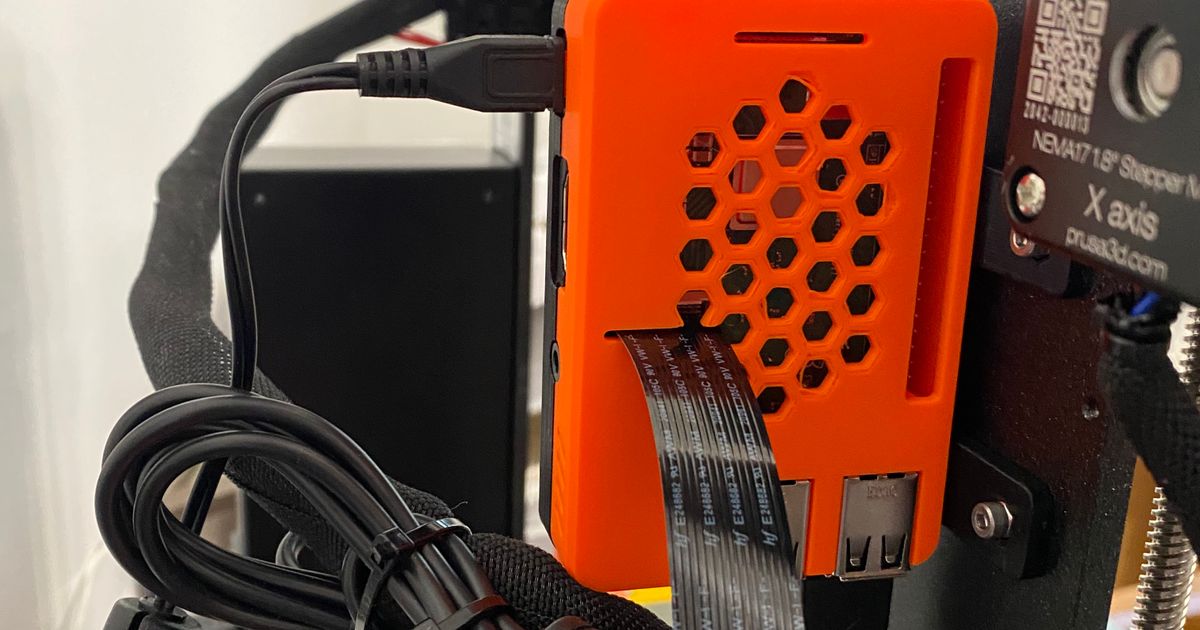 Raspberry Pi 3B/+ OctoPrint Prusa Mount (MK3/MK3S) by bigk251