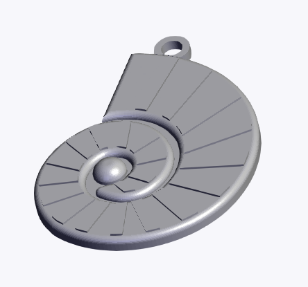 Nautilus Shell Pendant by Power_Tricks | Download free STL model ...