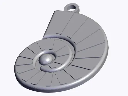 Nautilus Shell Pendant
