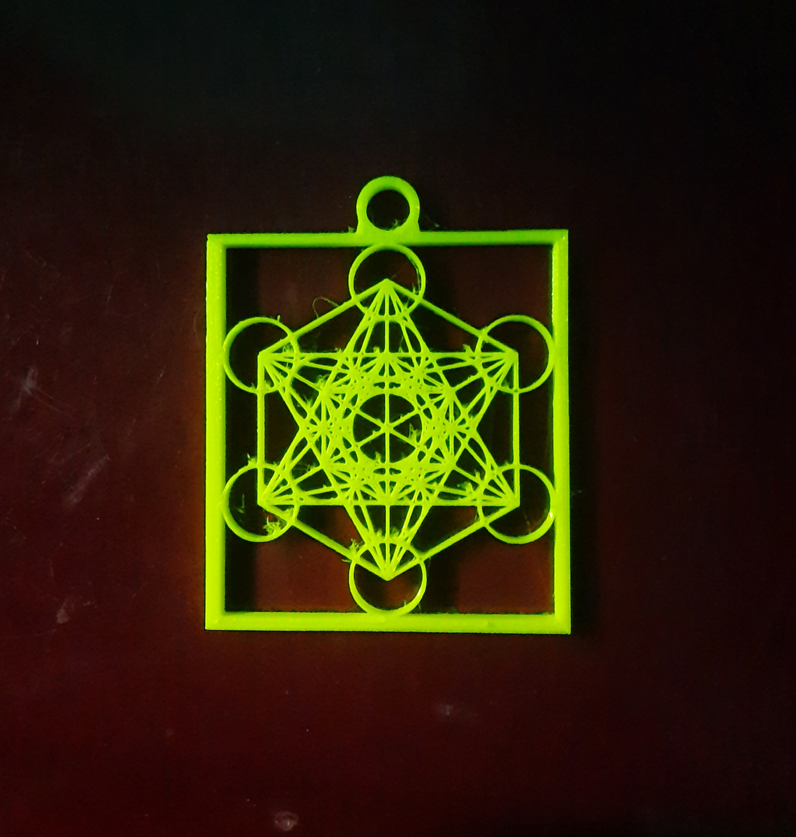 Metatron's Cube MultiPurpose (Key Accessory/Chain, Locket, Pendant