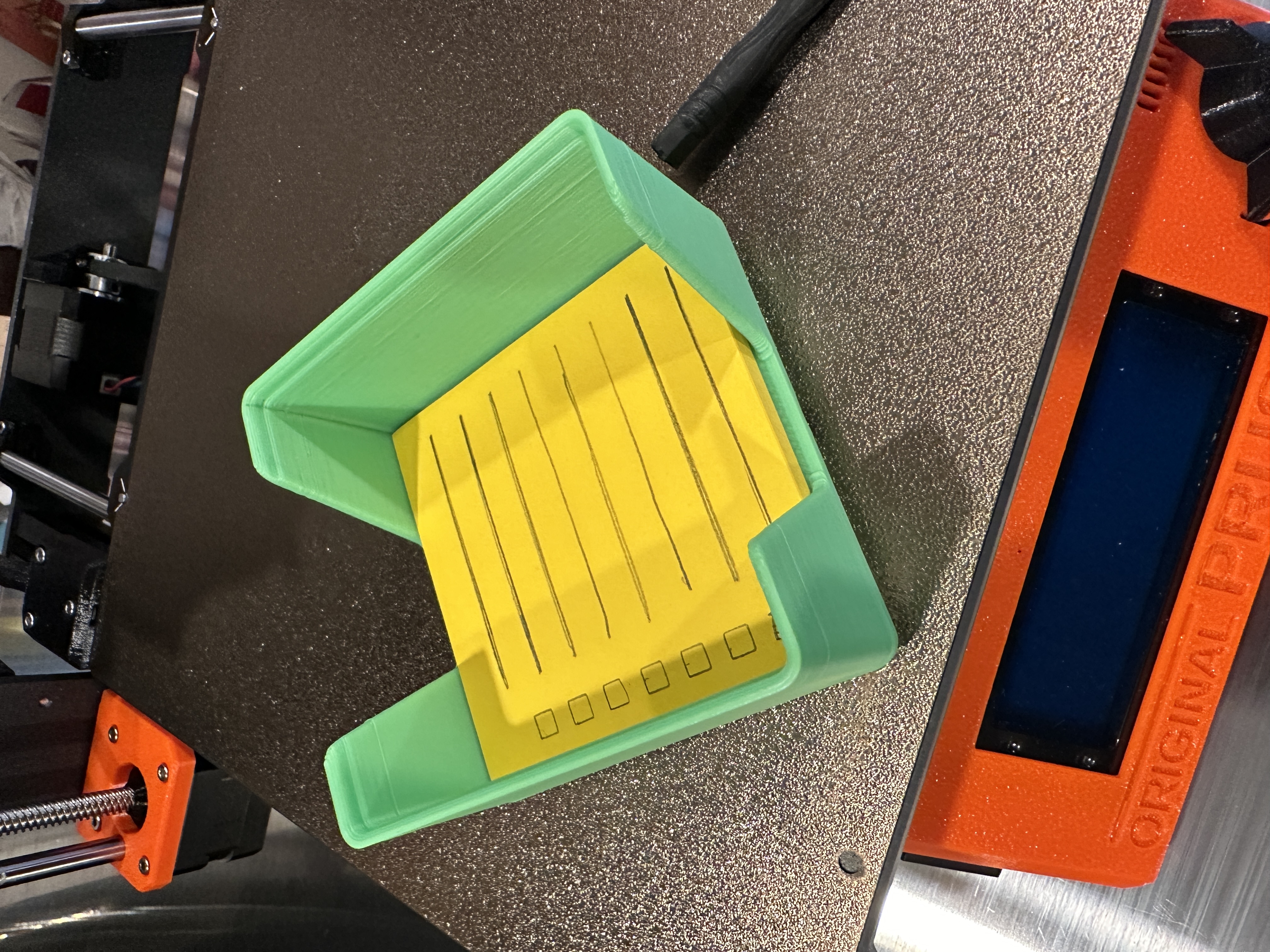 2x2x6 Post It Note Holder (Without Magnet Holes)
