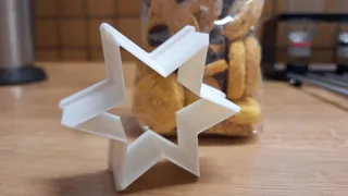 Gebäck-Ausstecher, 6er Stern (die wirklich funktionieren) / Cookie cutter (which really work)