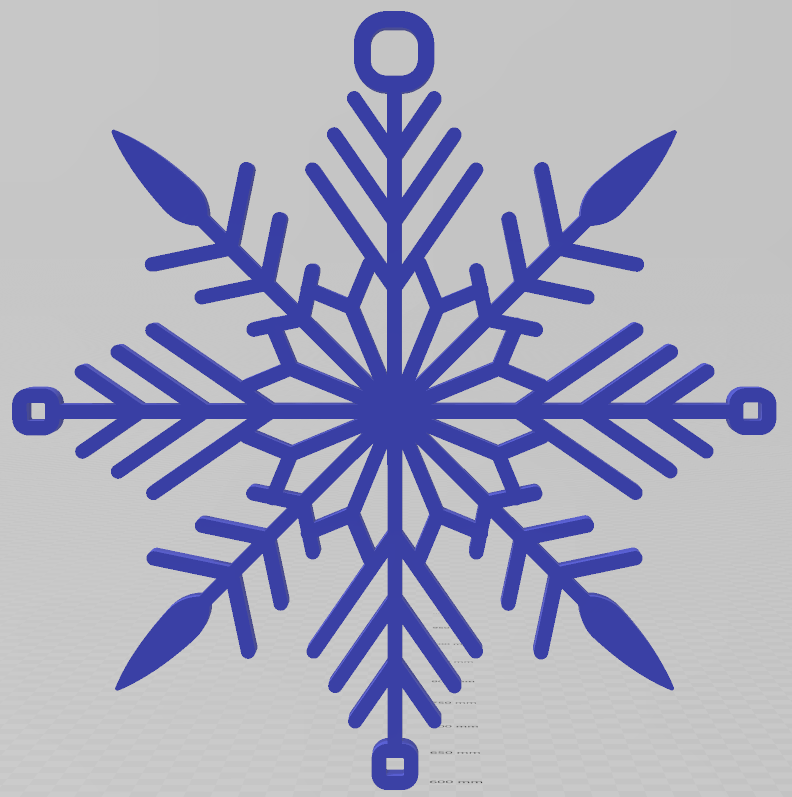 EASY TO PRINT, SNOWFLAKE, CHRISTMAS ORNAMENT 20, ORNAMENTS