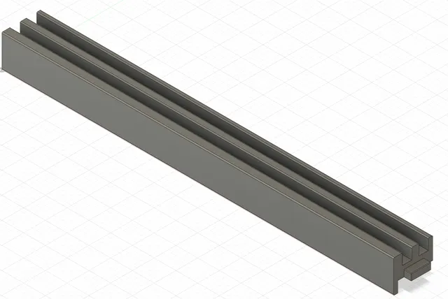 9" Door Guide for 3/16" Acrylic Panel