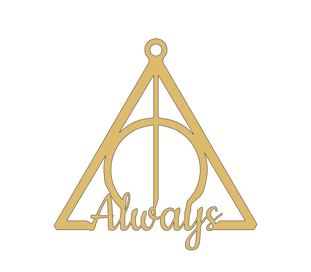 Harry Potter, Deathly Hallows Ornament by Place and Play 3D | Download ...