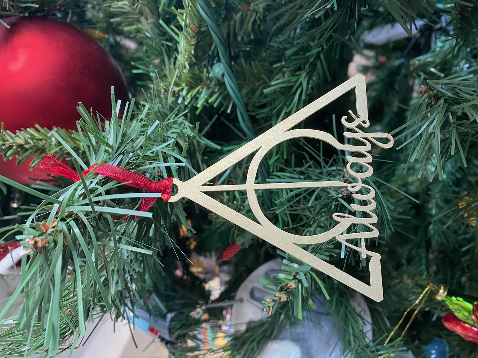 Deathly Hallows Christmas Tree Printable