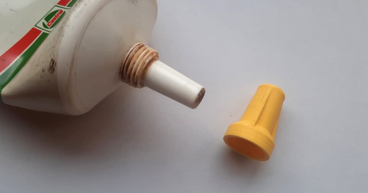 Grease tube cap by Bioman11 Download free STL model