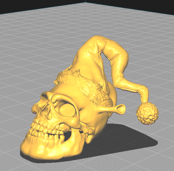 adorno navideño ,llavero  calavera shrek