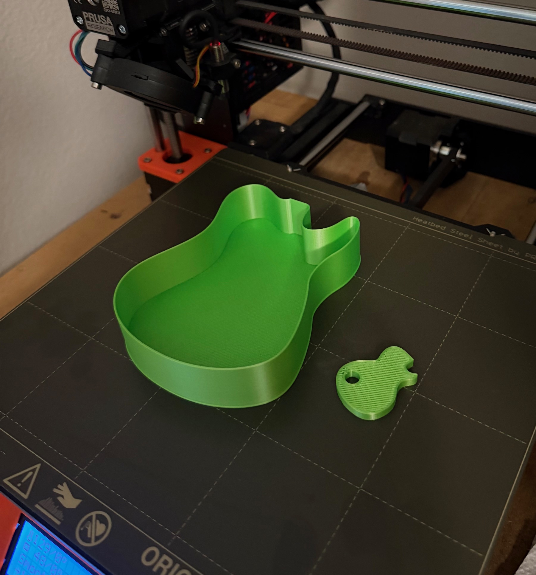 Guitar shaped Bin 3D model