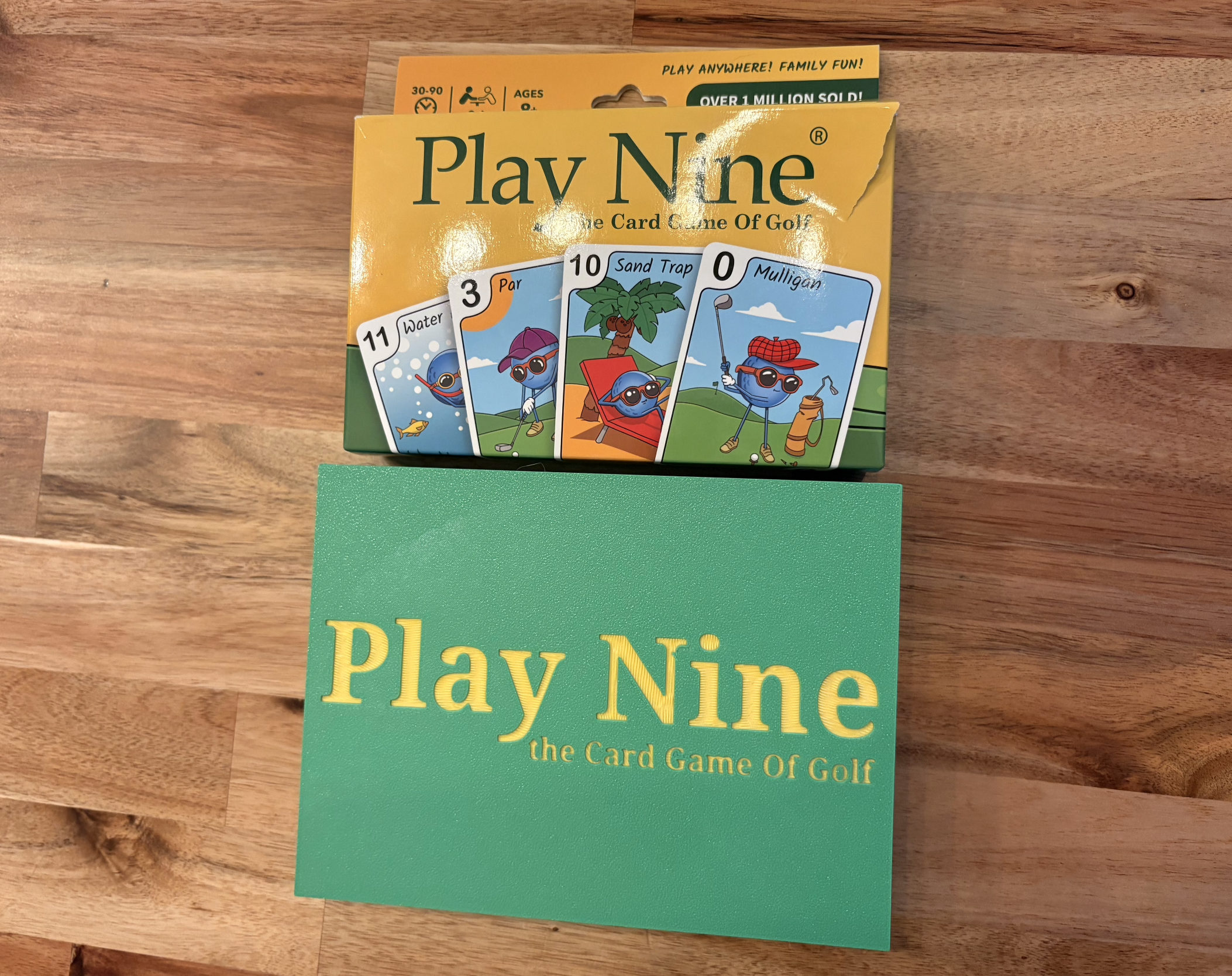 Box for Play Nine: The Card Game of Golf