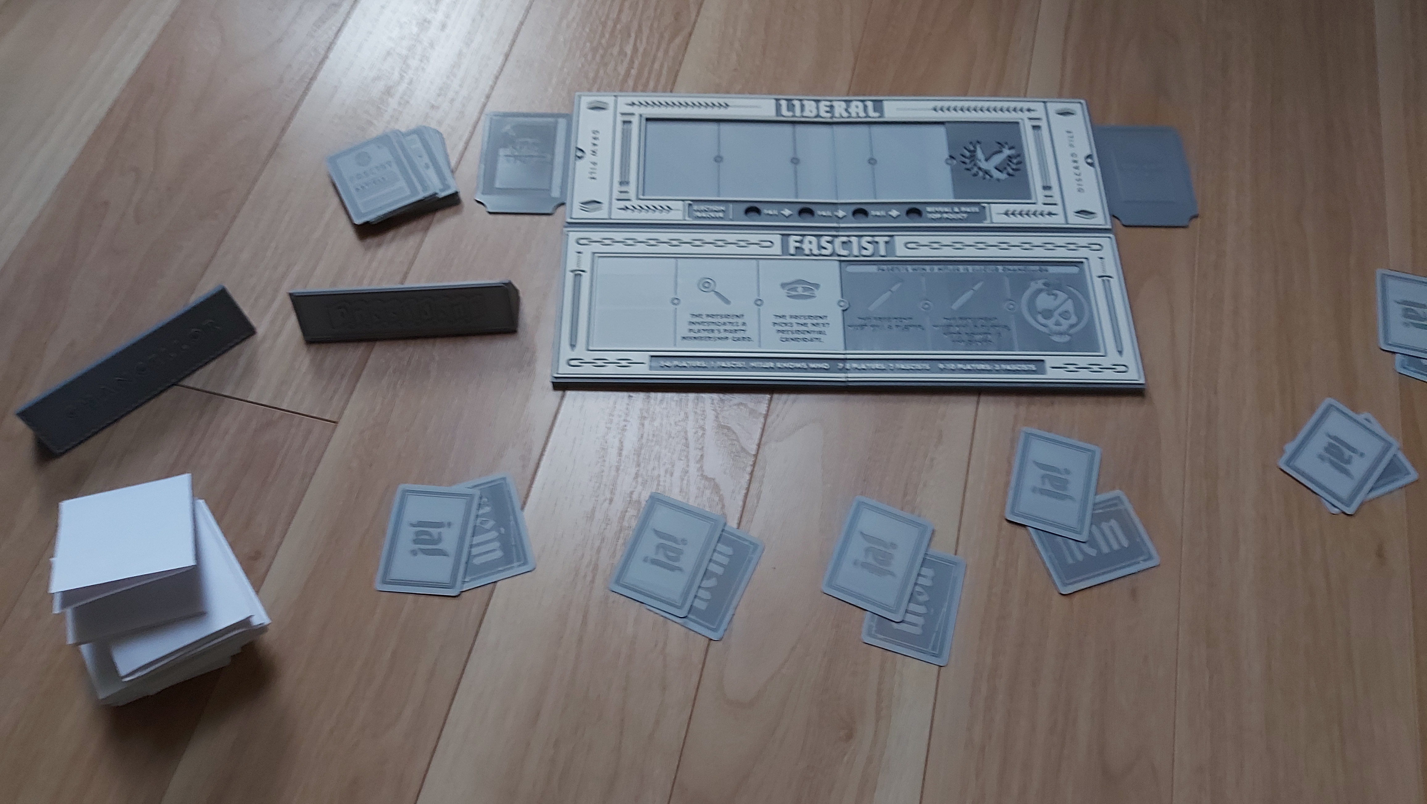Secret hitler 3D printable without MMU