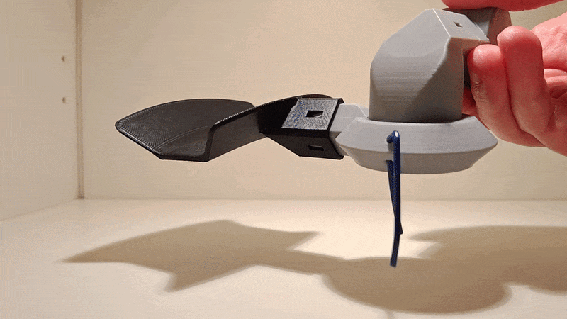 Miniatura 9 do modelo 3D One Button Modular Articulated Arm