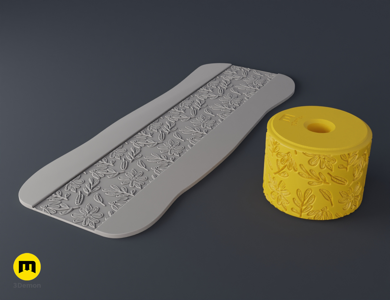 Miniatura 19 do modelo 3D Texture Rollers – Easter Patterns