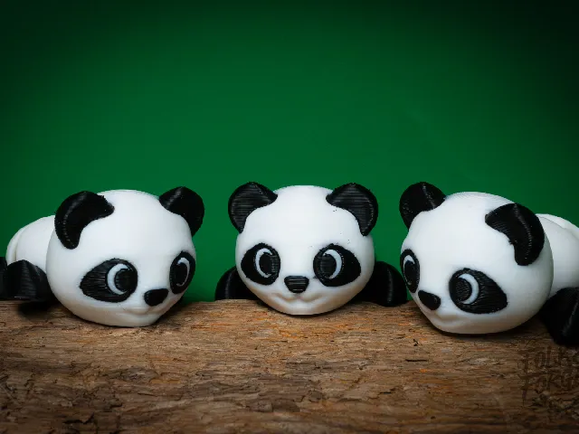 Sprawled Fidget Panda