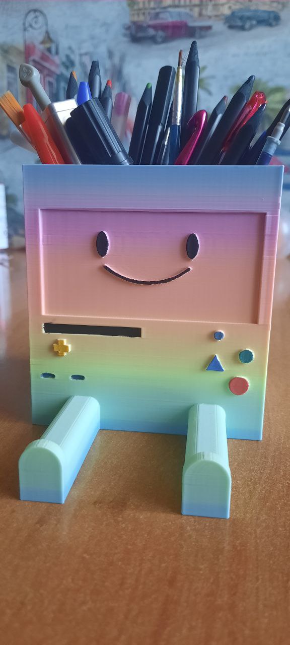 BMO (Adventure time) pencil holder