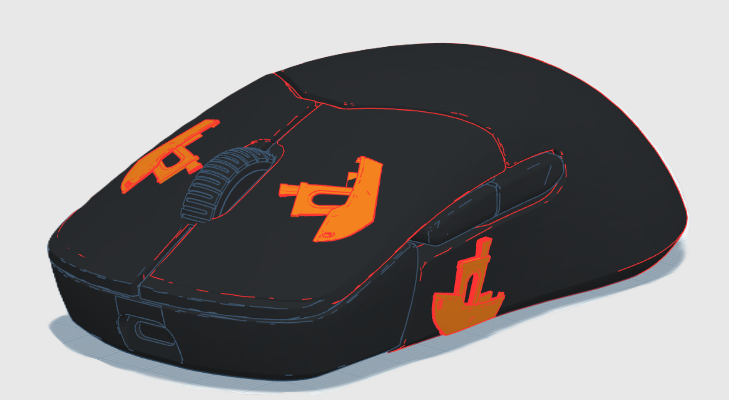 Miniatura 5 do modelo 3D Hyperx Pulsefire Benchy Mouse