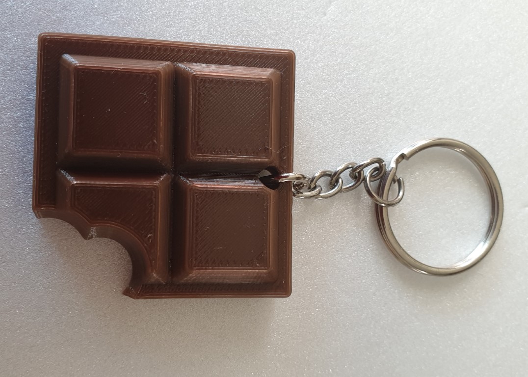 Chocolate Bar Keychain