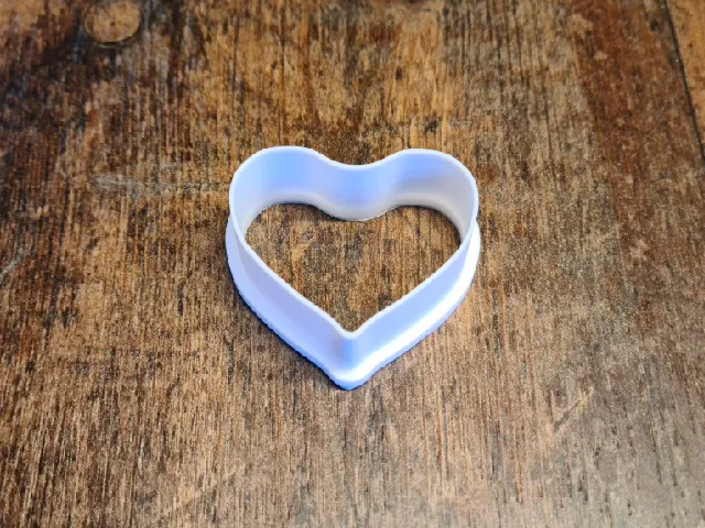 Christmas: heart cookie cutter small