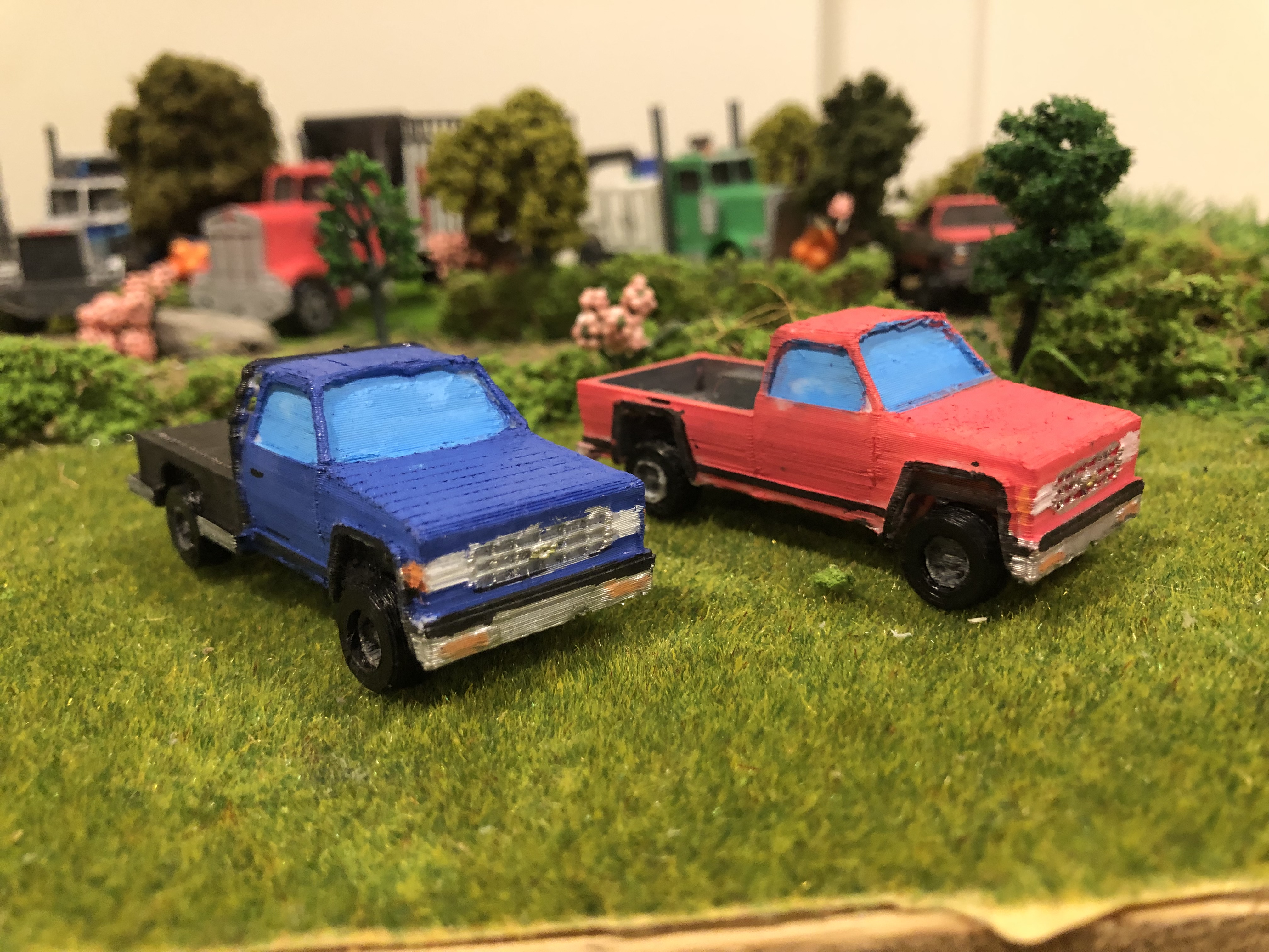 1/64 scale 1980s Chevrolet S10 pickup