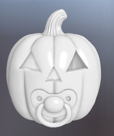 Miminkovská halloweenská dýně/ halloween Baby pumpkin — thumbnail 2